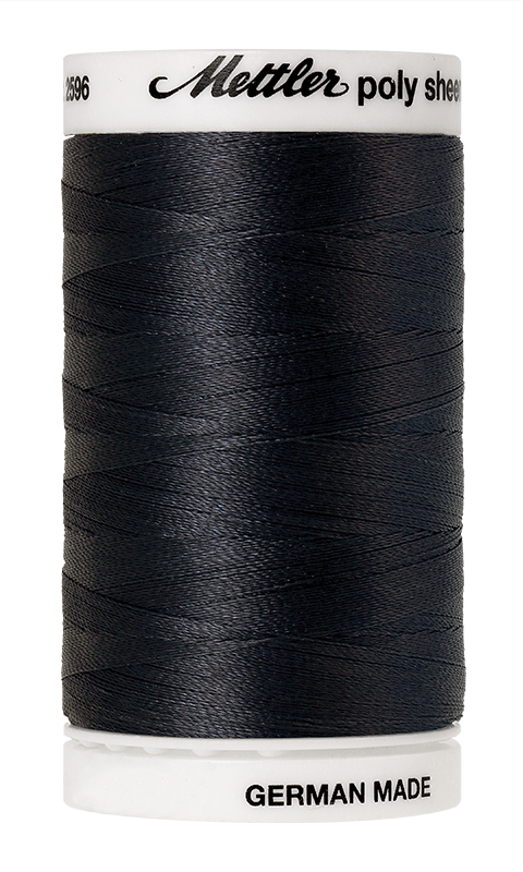 Mettler Poly Sheen 4174 Charcoal Thread